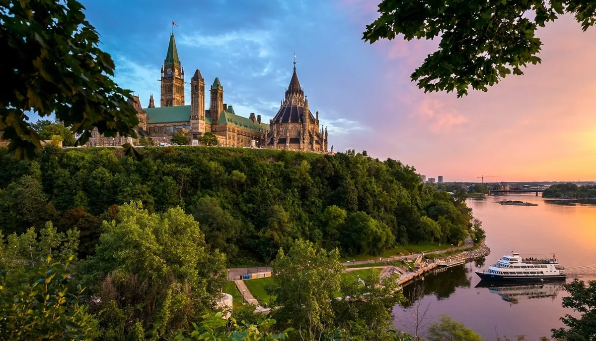 View of Parliament Hill in Ottawa, our service area